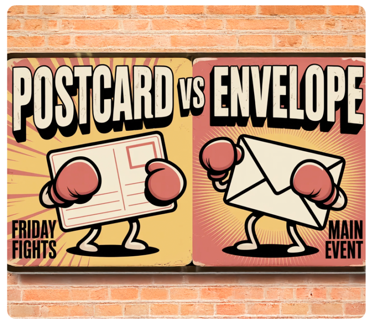 Postcards vs. Envelopes: Which Wins Out?
